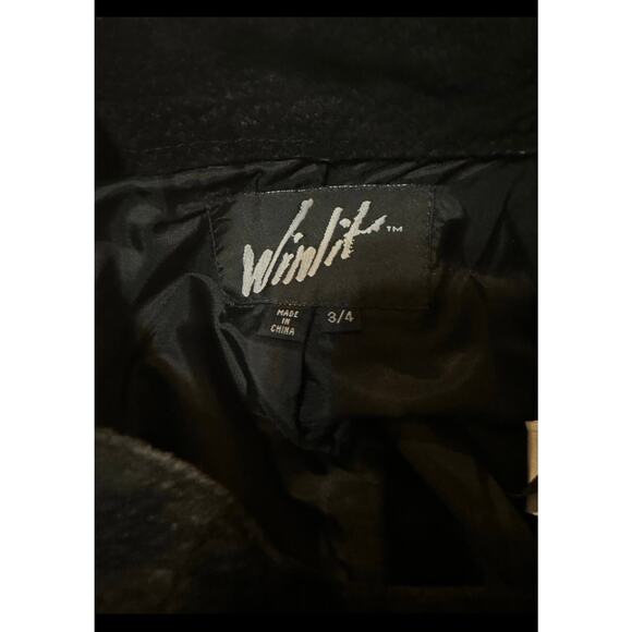 Vintage Black Leather Skirt - Picture 5 of 5